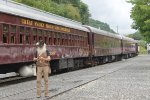 General Lee still hunting for some Yankees while standing in the middle of the tracks